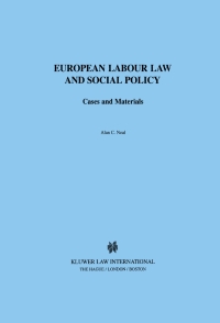 Titelbild: European Labour Law and Social Policy 9789041112798