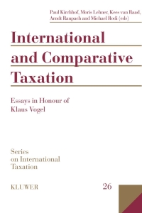 表紙画像: International and Comparative Taxation 1st edition 9789041198419