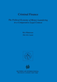 Cover image: Criminal Finance 9789041198648