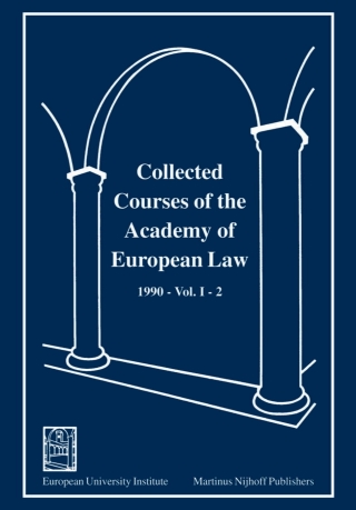 Cover image: Collected Courses of the Academy of European Law 1990 Vol. II - 2 1st edition 9780792316442