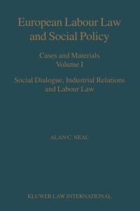Cover image: European Labour Law and Social Policy 9789041119162