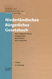 Cover image: Niederländisches Bürgerliches Gesetzbuch Buch 3 Allgemeiner Teil des 9789041102201