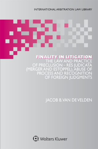 Cover image: Finality in Litigation 9789041183422