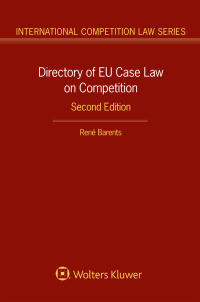 Immagine di copertina: Directory of EU Case Law on Competition, 2nd edition 9789041183637