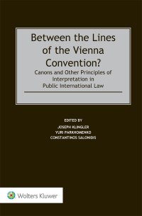Cover image: Between the Lines of the Vienna Convention? 1st edition 9789041184030