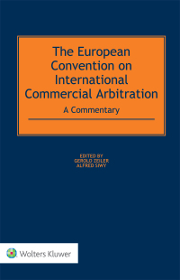 Cover image: The European Convention on International Commercial Arbitration 1st edition 9789041185907