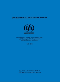 Imagen de portada: IFA: Environmental Taxes And Charges 9789041100689