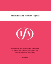 Omslagafbeelding: Taxation and Human Rights 9789065443847