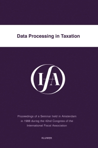 Cover image: Data Processing in Taxation 9789065444370