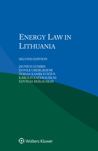Omslagafbeelding: Energy Law in Lithuania 2nd edition 9789041187451