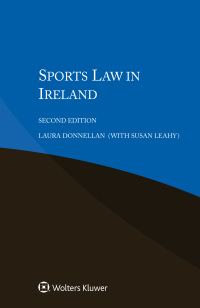 Cover image: Sports Law in Ireland 2nd edition 9789041187574