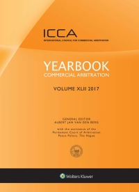 Imagen de portada: Yearbook Commercial Arbitration, Volume XLII (2017) 1st edition 9789041187857