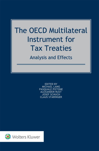 Omslagafbeelding: The OECD Multilateral Instrument for Tax Treaties 1st edition 9789041188366