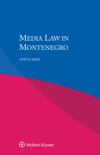 Omslagafbeelding: Media Law in Montenegro 9789041189127