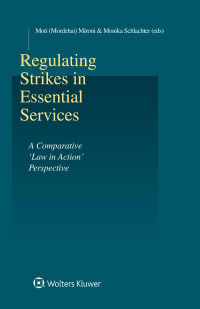 Cover image: Regulating Strikes in Essential Services 1st edition 9789041189974