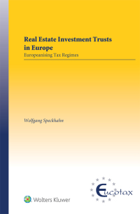 Imagen de portada: Real Estate Investment Trusts In Europe 9789041190963