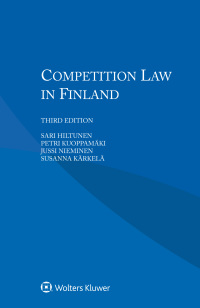 صورة الغلاف: Competition Law in Finland 3rd edition 9789041192134