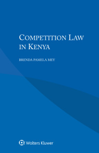 Titelbild: Competition Law in Kenya 9789041193087