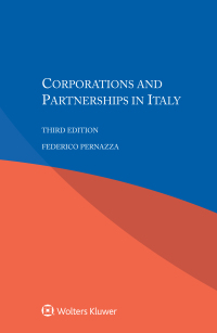 Cover image: Corporations and Partnerships in Italy 3rd edition 9789041194688