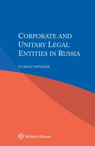 Cover image: Corporate and Unitary Legal Entities in Russia 9789041196194
