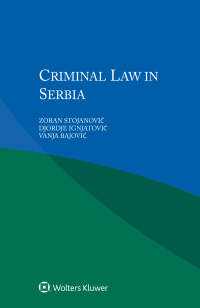 表紙画像: Criminal Law in Serbia 9789041196231