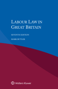 Cover image: Labour Law in Great Britain 7th edition 9789041199638