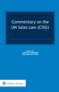 Cover image: Commentary on the UN Sales Law (CISG) 1st edition 9789041199782