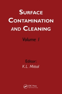 Cover image: Surface Contamination and Cleaning 1st edition 9789067643764