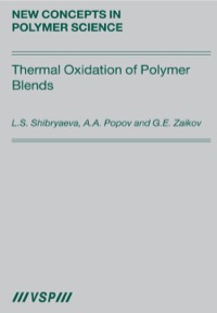 Immagine di copertina: Thermal Oxidation of Polymer Blends 1st edition 9789067644518