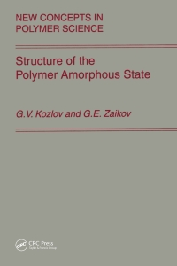 Cover image: Structure of the Polymer Amorphous State 1st edition 9789067644013