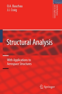 Imagen de portada: Structural Analysis 1st edition 9789048125159