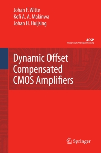 Immagine di copertina: Dynamic Offset Compensated CMOS Amplifiers 9789400726093