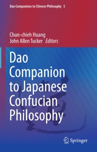 Titelbild: Dao Companion to Japanese Confucian Philosophy 9789048129201