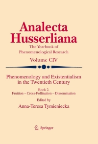 Cover image: Phenomenology and Existentialism in the Twentieth Century 1st edition 9789048129782