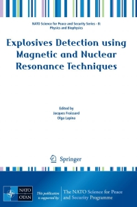 Cover image: Explosives Detection using Magnetic and Nuclear Resonance Techniques 9789048130603