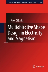 Imagen de portada: Multiobjective Shape Design in Electricity and Magnetism 9789048130795