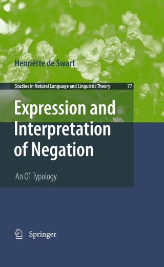 Cover image: Expression and Interpretation of Negation 9789048131617