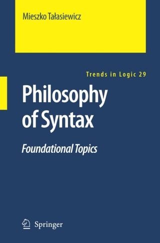 Cover image: Philosophy of Syntax 9789400730977