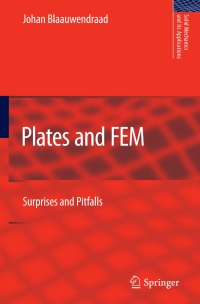 Titelbild: Plates and FEM 9789048135950