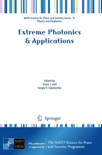 Omslagafbeelding: Extreme Photonics & Applications 1st edition 9789048136322