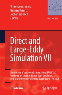 Imagen de portada: Direct and Large-Eddy Simulation VII 1st edition 9789048136513