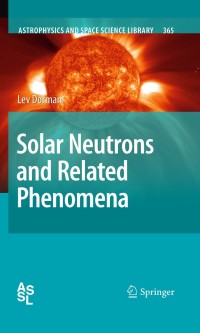 Omslagafbeelding: Solar Neutrons and Related Phenomena 9789048137367