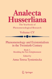 Cover image: Phenomenology and Existentialism in the Twenthieth Century 9789048137848
