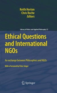 Titelbild: Ethical Questions and International NGOs 1st edition 9789048185917