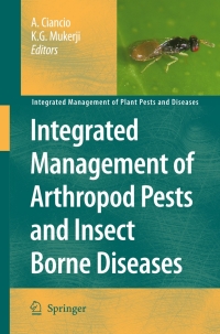 Immagine di copertina: Integrated Management of Arthropod Pests and Insect Borne Diseases 1st edition 9789048124633