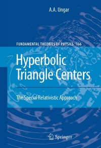 Omslagafbeelding: Hyperbolic Triangle Centers 9789048186365