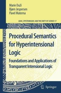 Omslagafbeelding: Procedural Semantics for Hyperintensional Logic 9789048188116