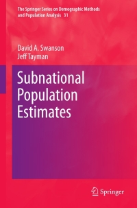 Cover image: Subnational Population Estimates 9789048189533