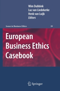 Immagine di copertina: European Business Ethics Casebook 9789048189656