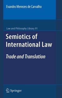 Titelbild: Semiotics of International Law 9789048190102